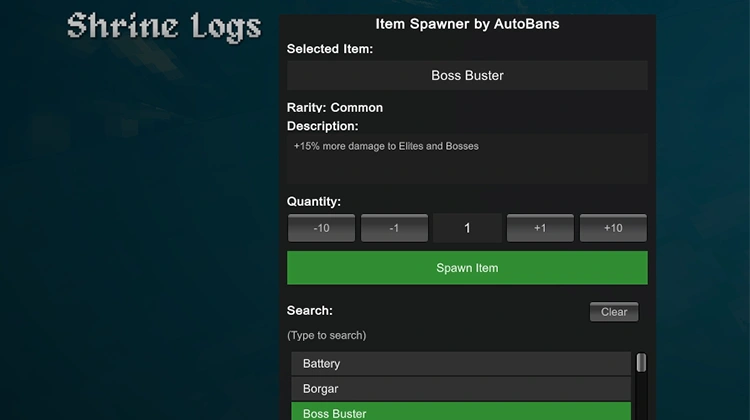Item Spawner